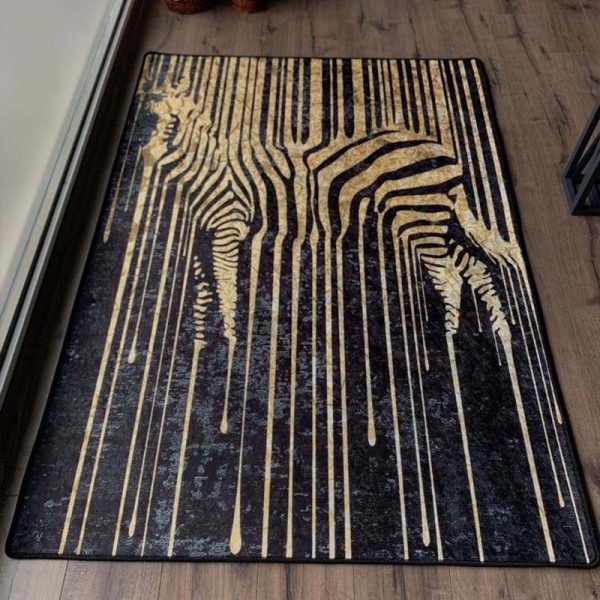 African Mask Modern Rug - Image 2