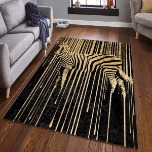 African Mask Modern Rug