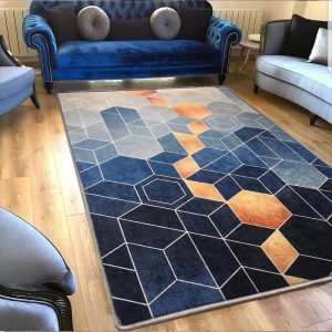 Amaranth Blue Modern Rug