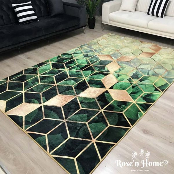 Amaranth Green Modern Rug - Image 2